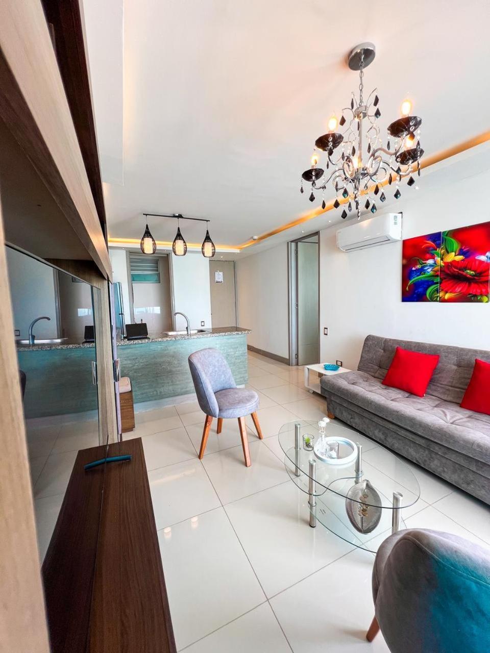 Ferienwohnung Bocagrande Beach Apartamento Cartagena  Exterior foto