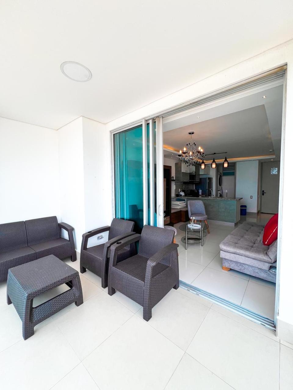 Ferienwohnung Bocagrande Beach Apartamento Cartagena  Exterior foto