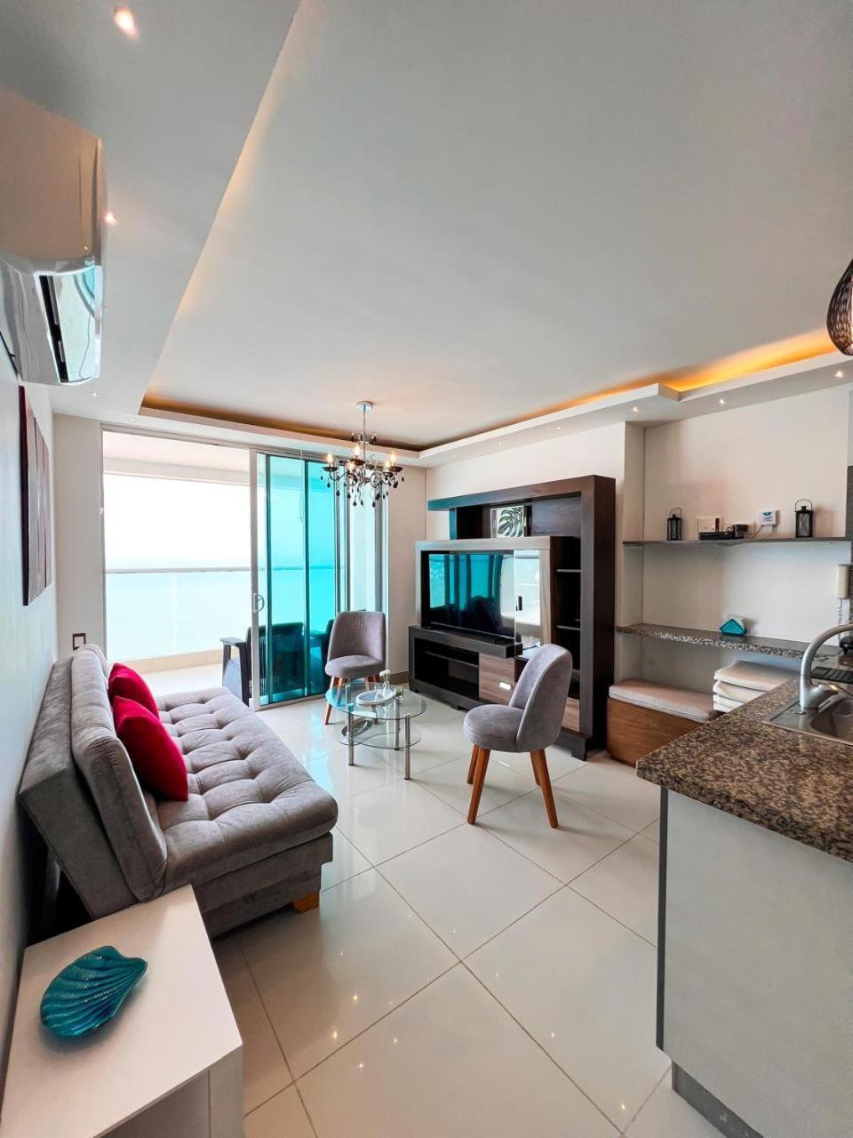 Ferienwohnung Bocagrande Beach Apartamento Cartagena  Exterior foto