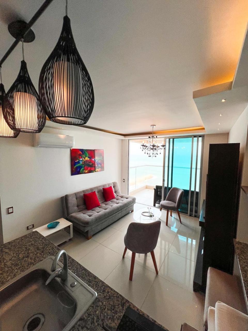 Ferienwohnung Bocagrande Beach Apartamento Cartagena  Exterior foto