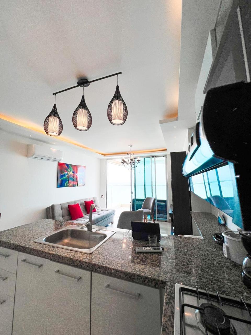 Ferienwohnung Bocagrande Beach Apartamento Cartagena  Exterior foto